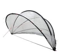 vidaXL Dôme de Piscine Transparent 405 x 405 x 192 cm PVC, Jardin et terrasse, dôme Moderne extérieur, auvent Anti-UV, Couverture de Piscine Pliable, Protection pour l'été