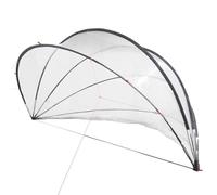 vidaXL Dôme de Piscine Transparent 430 x 430 x 210 cm PVC, Jardin et terrasse, dôme Moderne extérieur, auvent Anti-UV, Couverture de Piscine Pliable, Protection pour l'été