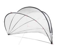 vidaXL Dôme de Piscine Transparent 500 x 500 x 236 cm PVC, Jardin et terrasse, dôme Moderne extérieur, auvent Anti-UV, Couverture de Piscine Pliable, Protection pour l'été