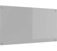 vidaXL Dos de cuisine gris clair 110 x 60 cm Verre trempé