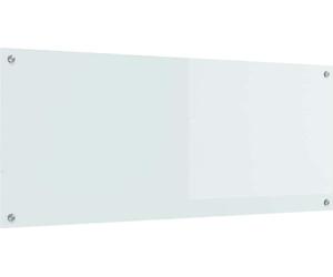vidaXL Dosseret de cuisine blanc 120 x 50 cm Verre trempé