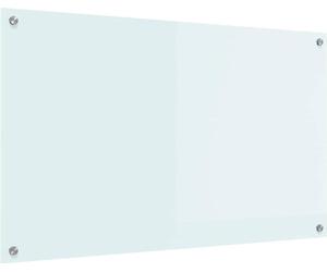 vidaXL Dosseret de cuisine blanc laiteux 100 x 60 cm Verre trempé