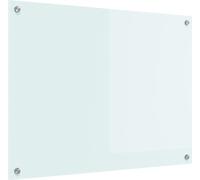vidaXL Dosseret de cuisine blanc laiteux 80 x 60 cm Verre trempé
