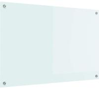 vidaXL Crédence de Cuisine Lait 90 x 60 cm Verre trempé, Design de Cuisine élégant : Dosseret en Verre résistant, Mur Anti-Chaleur, Style Moderne pour réno Maison