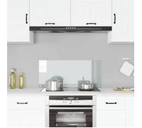 vidaXL Dosseret de cuisine Carrelage mural Transparent 90 x 40 cm Verre trempé Résistant aux rayures