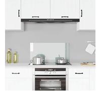 vidaXL Dosseret de cuisine Verre trempé transparent Résistant aux rayures 80x40 cm