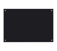 vidaXL Dosseret de Cuisine Noir 90x60 cm Verre trempé