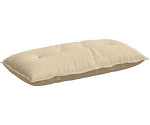 vidaXL Dossier Coussin Crème 100 x 50 cm Tissu microfibre