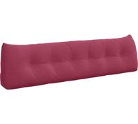 vidaXL Dossier Coussin rouge vin 180 x 24 x 50 cm velours