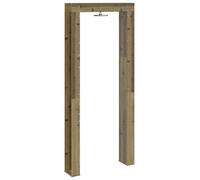 vidaXL : Douche de jardin, 226 cm. Bois de pin imprégné et acier inoxydable