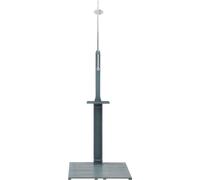 vidaXL Douche de jardin en bois anthracite