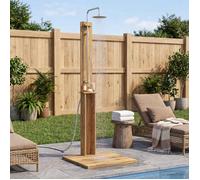 vidaXL Douche d'extérieur 217 cm Blanc 903111