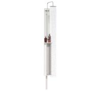 vidaXL Douche d'extérieur 246 cm Blanc, Douche Moderne, résistante aux intempéries, Accessoire de Jardin, pour terrasse, hygiène Piscine, unité de Jardin