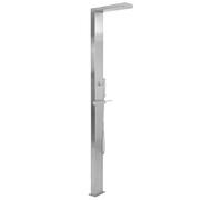vidaXL Douche d'extérieur Acier inoxydable Carré