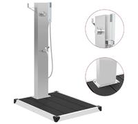 vidaXL Douche extérieure avec receveur WPC