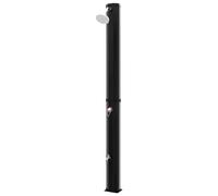 vidaXL Douche solaire avec pommeau de douche et robinet 35 L noir