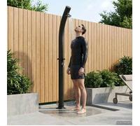 vidaXL Douche solaire avec tête de douche 20 l Noir 42039810