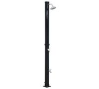 vidaXL Douche Solaire Noir 220 cm 20 L