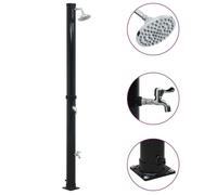vidaXL Douche solaire noire 220 cm 20 L