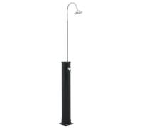vidaXL Douche solaire noire 220 cm 20 L