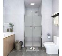 vidaXL Douchedeur 71x190 cm ESG halfmat148785 G