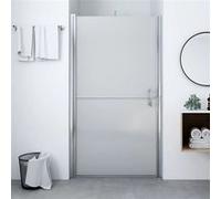 vidaXL Porte de douche verre dur mat 91x195 cm