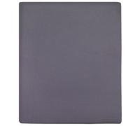 Vidaxl Draps-Housses Jersey 2 Pcs Anthracite 140x200 Cm Coton