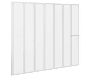Vidaxl Dusche und Badebildschirm 140 x 168 cm 7 Paneele mit Handtuchregal