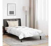 Vidaxl Duvet Avec Oreiller 2 Pcs Blanc 155 X 220 Cm Microfibre