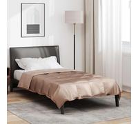 vidaXL Duvet complet toute l'année Doré 220 x 135 cm