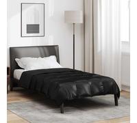 vidaXL Duvet complet toute l'année Noir 200 x 135 cm