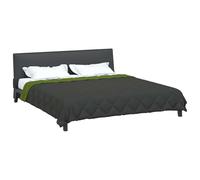 vidaXL Duvet d'été Simple 220 x 240 cm Été 200 GSM Vert et Anthracite