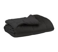 vidaXL Duvet d'été simple Matelassé Anthracite 200 x 200 cm Microfibre