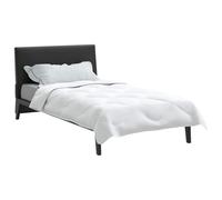 vidaXL Duvet d'hiver Blanc 220 x 140 x 5 cm Polyester, Couette Moderne Cozy, Duvet Chaud en Microfibre Respirante, Confort Douillet pour lit, Essentiel Selon la Saison