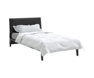 vidaXL Duvet d'hiver 220 x 140 x 5 cm Hiver Polyester Blanc Respirant