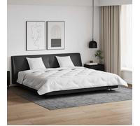 vidaXL Duvet d'hiver avec oreiller 3 pcs Blanc Microfibre 3377839