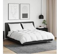 vidaXL Duvet d'hiver avec oreiller 3 pcs Blanc Plume de canard 3376922