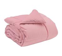vidaXL Duvet d'hiver Matelassé Rose 135 x 200 cm Microfibre