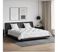 vidaXL Duvet toutes saisons avec oreiller 3 pcs Blanc Microfibre 3377576