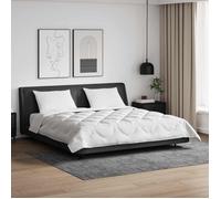 vidaXL Duvet toutes saisons avec oreiller 3 pcs Blanc Microfibre 3377598