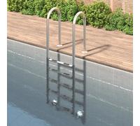vidaXL Échelle de piscine 211 cm inox 304