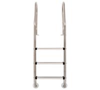 vidaXL Échelle de piscine 3 marches 120 cm inox 304