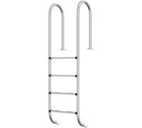 vidaXL Échelle de piscine 54x38x184,5 cm Acier inoxydable 304