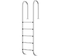 vidaXL Échelle de piscine 54×38×211 cm en acier inoxydable 304
