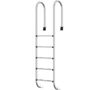 vidaXL Échelle de piscine 54x38x211 cm Acier inoxydable 304