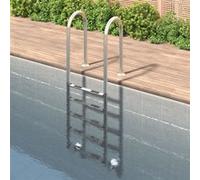 vidaXL Échelle de piscine 54×38×211 cm en acier inoxydable 304