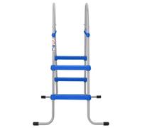 vidaXL Échelle de piscine pour piscines hors sol 84 cm Acier et plastique