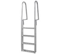 vidaXL Échelle de piscine/quai 4 marches aluminium