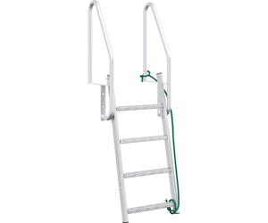 vidaXL Échelle double 4 marches Argent 58 x 77 x 166 cm Aluminium