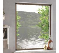 vidaXL Écran anti-insectes pour fenêtres Marron 120 x 140 cm